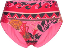 Atlantis High Waisted Pant Swimwear Bikinis Bikini Bottoms High Waist Bikinis Pink Seafolly