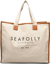 Carriedaway Canvas Tote Bags Totes Beige Seafolly