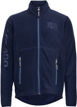 Fleece Jacket Tops Sweatshirts & Hoodies Fleeces & Midlayers Blue Sebago