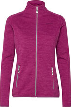 Niccole Zip Fleece Jacket Tops Sweatshirts & Hoodies Fleeces & Midlayers Purple Sebago