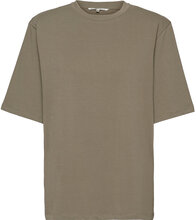 Big Paddy Tee T-shirts & Tops Short-sleeved Kakigrønn Second Female*Betinget Tilbud
