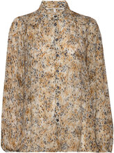 Linaria Shirt Langermet Skjorte Multi/mønstret Second Female*Betinget Tilbud