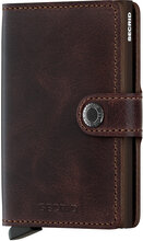 Mv-Cognac-Silver Accessories Wallets Cardholder Brown Secrid