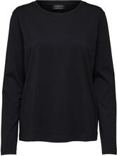 Slfstandard Ls Tee Noos Tops T-shirts & Tops Long-sleeved Black Selected Femme