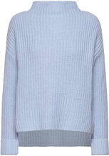 Slfselma Ls Knit Pullover Noos Tops Knitwear Jumpers Blue Selected Femme