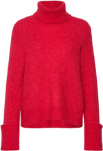 Slfsia Ras Ls Knit Rollneck Høyhalset Pologenser Rød Selected Femme*Betinget Tilbud