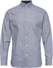 Slhslimnew-Mark Shirt Ls B Skjorte Uformell Blå Selected Homme*Betinget Tilbud