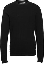 Slhrocks Ls Knit Crew Neck W Tops Knitwear Round Necks Black Selected Homme