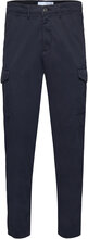 Slhslim-Tapered Wick Pant W Bottoms Trousers Cargo Pants Navy Selected Homme