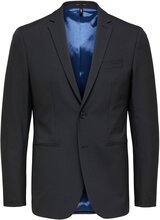 Slhslim-Joshlacklz Adv Suits & Blazers Blazers Single Breasted Blazers Black Selected Homme
