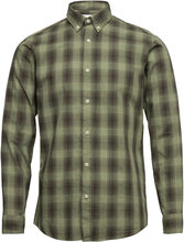 Slhslimtheo Shirt Ls Tops Shirts Casual Green Selected Homme