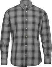 Slhslimtheo Shirt Ls Tops Shirts Casual Grey Selected Homme