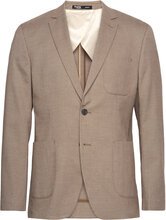 Slhslim-Gabe Structure Blz B Suits & Blazers Blazers Single Breasted Blazers Beige Selected Homme