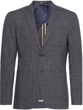 Slhslim-Knox Check Blz B Suits & Blazers Blazers Single Breasted Blazers Navy Selected Homme