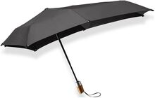 Senz ° Mini Automatic Deluxe Foldable Storm Umbrella, Paraply Black Senz