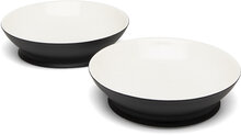 Soup Bowl Ra Set/2 Home Tableware Plates Deep Plates Black Serax