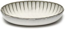 Serving Bowl Oval Inku M Inku By Sergio Herman Set/2 Home Tableware Bowls & Serving Dishes Serving Bowls White Serax