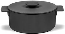 Pot Enamel Cast Iron D20 Surface By Sergio Herman Home Kitchen Pots & Pans Casserole Dishes Black Serax