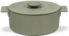 Pot Enamel Cast Iron D20 Surface By Sergio Herman Home Kitchen Pots & Pans Casserole Dishes Green Serax