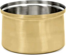 Ice Bucket L Brushed Steel Home Tableware Drink & Bar Accessories Ice Buckets Gold Serax