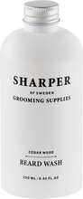 Sharper Beard Wash Cedar Wood Beauty MEN Beard & Mustache Beard Shampoo Nude Sharper Grooming*Betinget Tilbud