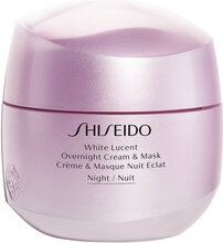 White Lucent Overnight Cream & Mask Beauty WOMEN Skin Care Face Night Cream Shiseido*Betinget Tilbud