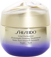 Shiseido Vital Perfection Overnight Firming Treatment Nattkräm Ansiktskräm Nude Shiseido