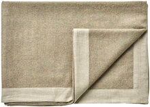 Mendoza 130X180 Cm Home Textiles Cushions & Blankets Blankets & Throws Beige Silkeborg Uldspinderi*Betinget Tilbud