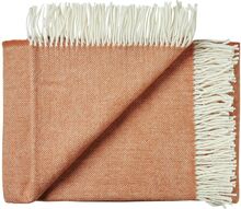 Sevilla 130X190 Cm Home Textiles Cushions & Blankets Blankets & Throws Oransje Silkeborg Uldspinderi*Betinget Tilbud