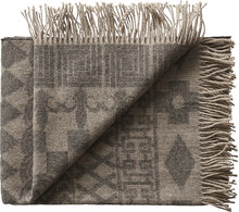 Teodor Home Textiles Cushions & Blankets Blankets & Throws Grey Silkeborg Uldspinderi