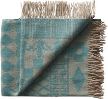 Teodor Home Textiles Cushions & Blankets Blankets & Throws Green Silkeborg Uldspinderi