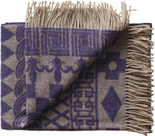 Teodor Home Textiles Cushions & Blankets Blankets & Throws Purple Silkeborg Uldspinderi