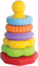 Abc - Stacking Ring Pyramid Toys Baby Toys Educational Toys Stackable Blocks Multi/mønstret ABC*Betinget Tilbud