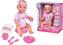 New Born Baby Doll, Pink Accessories Toys Dolls & Accessories Dolls Pink Simba Toys