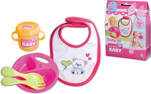 New Born Baby Feeding Set Toys Dolls & Accessories Dolls Accessories Multi/patterned Simba Toys