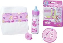 New Born Baby First Nursing Set Toys Dolls & Accessories Dolls Accessories Pink Simba Toys