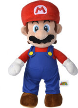 Super Mario - Mario Plush 50Cm Toys Soft Toys Stuffed Toys Multi/patterned Super Mario