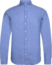 Agnelli Shirt Tops Shirts Linen Shirts Blue SIR Of Sweden