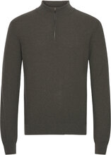 Gunvald Knitwear Half Zip Pullover Kakigrønn SIR Of Sweden*Betinget Tilbud