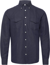 Jerry Pocket Shirt Tops Shirts Casual Navy SIR Of Sweden