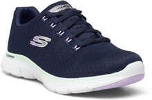 Womens Flex Appeal 4.0 - Waterproof Low-top Sneakers Blue Skechers
