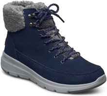 Womens On The Go Glacial Ultra - Water Repellent Shoes Wintershoes Blå Skechers*Betinget Tilbud