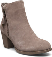 Womens Taxi - Weekend Plans Shoes Boots Ankle Boots Ankle Boot - Heel Beige Skechers*Betinget Tilbud
