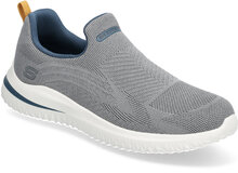 Mens Delson 3.0 Sneakers Grey Skechers