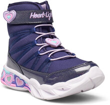 Girls Sweetheart Lights - Love To Shine Boots Støvler Purple Skechers