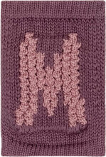 Knitted Letter M, Rose Home Kids Decor Decoration Accessories-details Pink Smallstuff