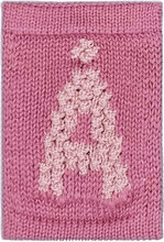 Knitted Letter Å, Rose Home Kids Decor Decoration Accessories-details Pink Smallstuff