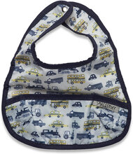 Eating Bib, Small W. Pocket, Auto Home Meal Time Bibs Sleeveless Bibs Multi/mønstret Smallstuff*Betinget Tilbud