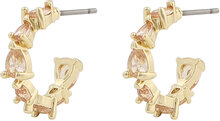 Ashley Small Oval Ear Accessories Jewellery Earrings Hoops Gold SNÖ Of Sweden