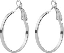 Moe Ring Ear 25Mm Accessories Jewellery Earrings Hoops Silver SNÖ Of Sweden